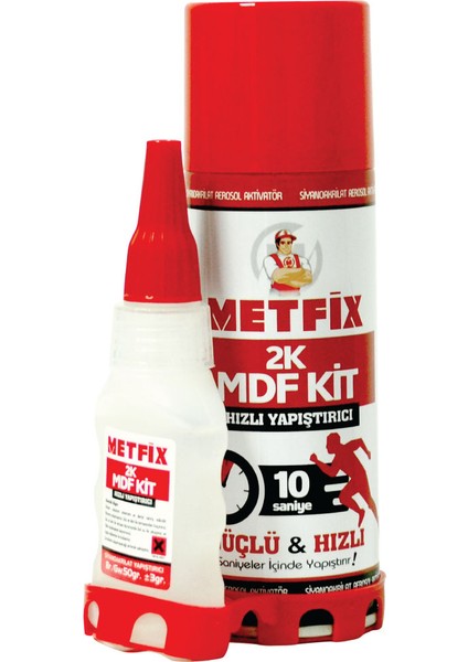 Hızlı Yapıştırıcı Mdf Kit - 200 ml + 50 gr