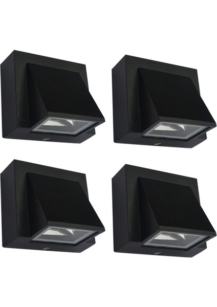 4x 5W Modern LED Duvar Işık Açık Su Geçirmez Duvar Lambası Koridor Avlu Kapısı Teras Balkon Bahçe Için Mükemmel (Yurt Dışından)