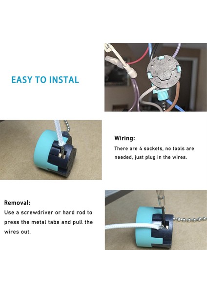 Zıng Ear Tavan Vantilatörü Çekme Zinciri Anahtarı 3 Hız 4 Telli, Tavan Vantilatörü Kondansatörü CBB61 4.5uf + 6uf + 5uf 5 Tel 250V,B (Yurt Dışından) fırsatları