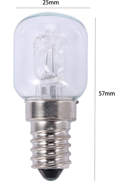 8x E14 Yüksek Sıcaklık Ampul 500 Derece 25W Halojen Kabarcık Fırın Ampul E14 250V 25W Kuvars Ampul (Yurt Dışından)