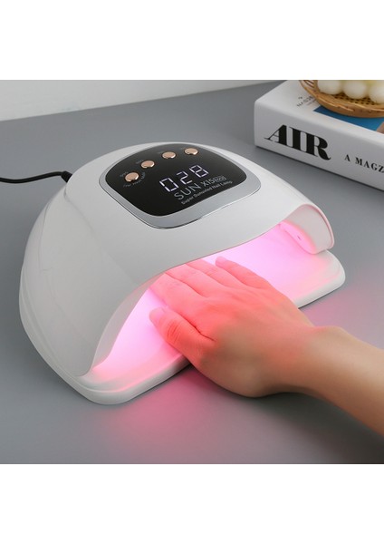 66LED Tırnak Kurutma Lambası Uv LED Tırnak Kurutucu Manikür Makinesi Kür Jel Lehçe Tırnak Lambası Sensörlü, Abd Plug (Yurt Dışından) modelleri