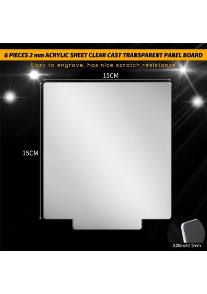 LED Işık Tabanı Için Akrilik Levha Şeffaf Döküm Masa Tabelaları Dıy Ekran Projeleri Zanaat Projeler Için Ledlights 18 Parça (Yurt Dışından) indirimleri