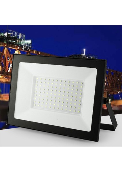 Us Plug, 2 Adet Dış Mekan Projektörü, 100W LED Çalışma Işığı, Su Geçirmez Dış Güvenlik Işıkları, Dış Projektörler, 6500K (Yurt Dışından)