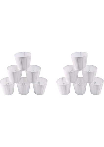 Modern Avrupa Tarzı Droplight Duvar Lambası Mum Avize Abajur 12 Adet Set (Katı Beyaz) (Yurt Dışından)