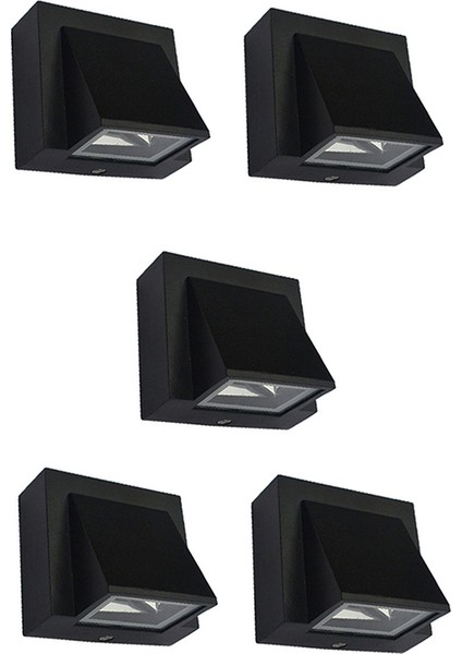 5x 5W Modern LED Duvar Işık Açık Su Geçirmez Duvar Lambası Koridor Avlu Kapısı Teras Balkon Bahçe Için Mükemmel (Yurt Dışından)