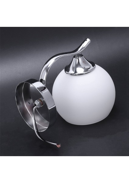 3x Modern Duvar Aplik Armatür E27 LED Duvar Lambası Okuma Lambaları Duvara Monte Modern Cam Aplikler Başucu Okuma Lambaları (Yurt Dışından)