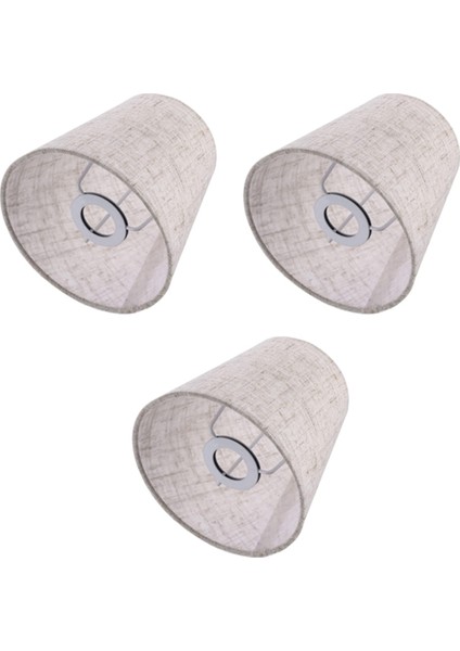 3x Küçük Abajur Kumaş Lamba Kapağı Avize Lamba Tozluk Kumaş Lamba Aksesuarı Masa Lambası ve Zemin Işık (Yurt Dışından)