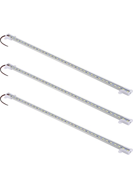 3x 50CM 12V 36 LED 5630 Smd Sert Şerit Bar Işığı Alüminyum Sert Beyaz (Yurt Dışından) fiyatları