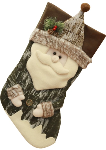 1 Adet Noel Süs Sevimli Teleskopik Bebek Noel Bebekler Hediye Adaçayı Yaşlı Adam Hediye Çorap (Yurt Dışından)