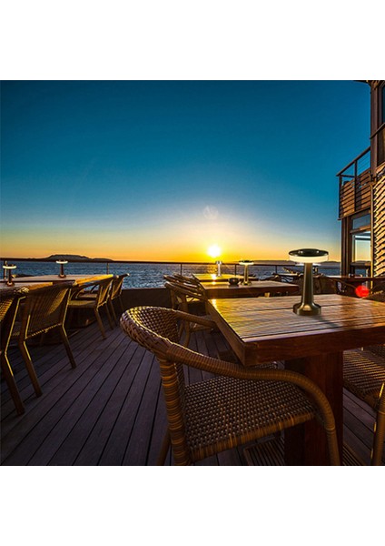 4x Dokunmatik LED Şarj Edilebilir Masa Lambası Yemek Masası Otel Bar Masa Lambası Açık Küçük Gece Lambası Dekoratif Altın (Yurt Dışından) indirimleri