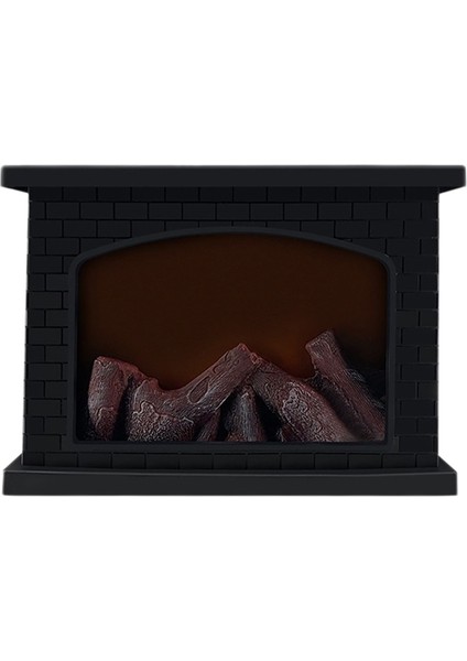 Elektrikli Şömine Fener LED Alev Günlüğü Etkisi Dikdörtgen Yangın Yeri Fener Ev Dekor Için Kapalı Noel Süsleri (Yurt Dışından)