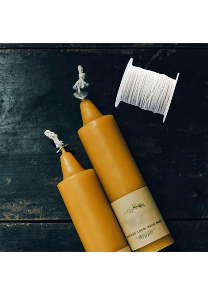 5x Mum Fitili, Düz Fitil, Yuvarlak Fitil, Lamba Fitili, Bobin - 61 M, Mum Üretimi Için (Yurt Dışından) fiyatları