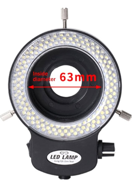 Mikroskop Işığı - Halka Işık Ayarlanabilir 144 Lamba Boncuk LED Işık Kaynağı Endüstriyel Mikroskop Halka Aydınlatıcı -Ab Tak (Yurt Dışından)