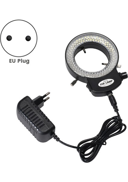 Mikroskop Işığı - Halka Işık Ayarlanabilir 144 Lamba Boncuk LED Işık Kaynağı Endüstriyel Mikroskop Halka Aydınlatıcı -Ab Tak (Yurt Dışından)