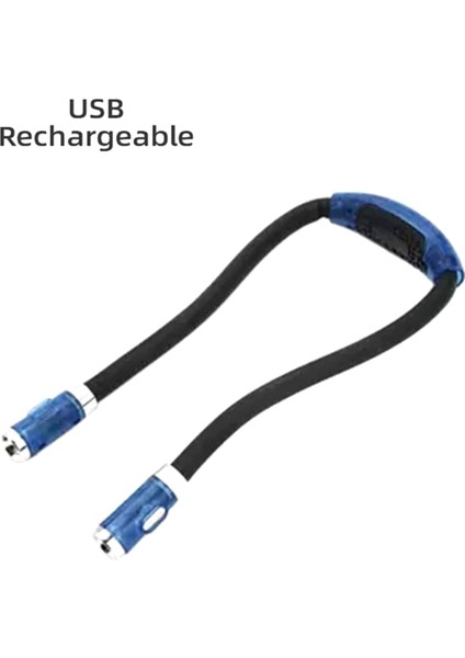 USB Okuma Lambası Boyun Kitap Işığı Şarj Edilebilir Handsfree LED Okuma Işığı Kamp Tamir Aydınlatma Işıkları Için A (Yurt Dışından) modelleri