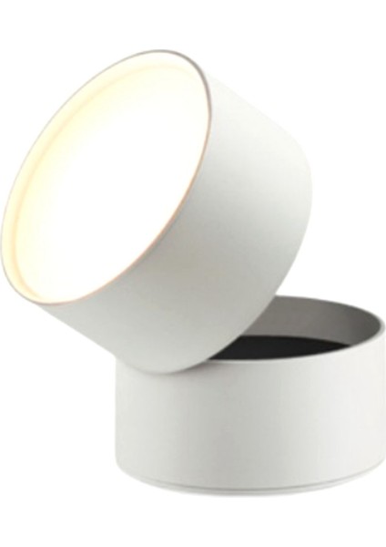 4000K Nötr Işık LED Downlight 12W Yüzeye Monte Döner Katlanır Tavan Lambası Evrensel Koridor Koridor Işığı-A (Yurt Dışından)