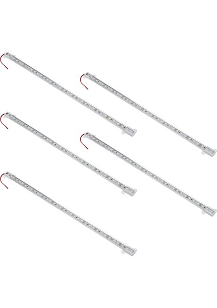 5x 50CM 12V 36 LED 5050 Smd Sert Şerit Bar Işığı Alüminyum Sert Beyaz (Yurt Dışından) fiyatları