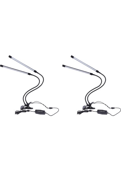 2x USB LED Iç Mekan Büyümek Işık, 40W Tam Spektrumlu Phyto Lambalar Güneş Işığı Beyaz Bitkiler Ev Etli Büyüme Kutusu (Yurt Dışından)