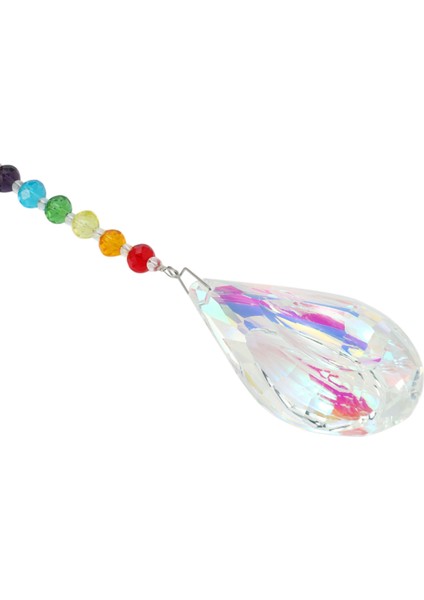 3x Güneş Yakalayıcı Feng Shui Kristalleri Pencere Büyük Ab Damla Prizma Ev Dekorasyonu (Yurt Dışından)