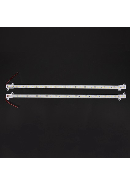 6x 50CM 12V 36 LED 5630 Smd Sert Şerit Işık Alüminyum Kabuk, Uç Kapaklı Sıcak Beyaz (Yurt Dışından) modelleri