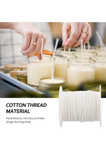 Mum Fitili, Düz Fitil, Yuvarlak Fitil, Lamba Fitili, Bobin - 61 M, Mum Üretimi Için (Yurt Dışından) fiyatları