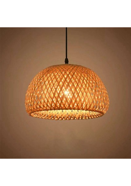 2x Aydınlatma Rattan Lamba El Yapımı Bambu Avize Retro Cafe Bar Salonu Bahçe Restoran Yatak Odası Için Işık Kaynağı ile (Yurt Dışından) modelleri