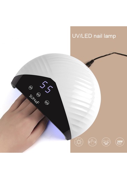 36W LED Tırnak Lambası Manikür Için 12 Adet LED Tüm Jel Vernik Tırnak Kurutucu LCD Ekran Otomatik Algılama Lambası Tırnak Sanat Salonu Araçları (Yurt Dışından) fırsatları