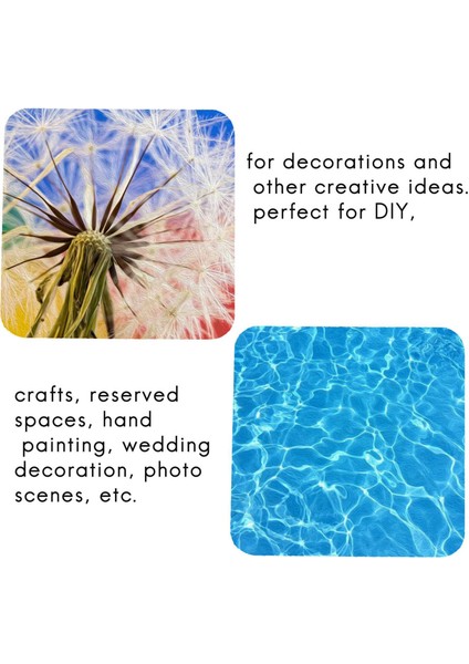 50 Adet Kendin Yap Kare Dekoratif Ahşap Dilim (Yurt Dışından) fırsatları