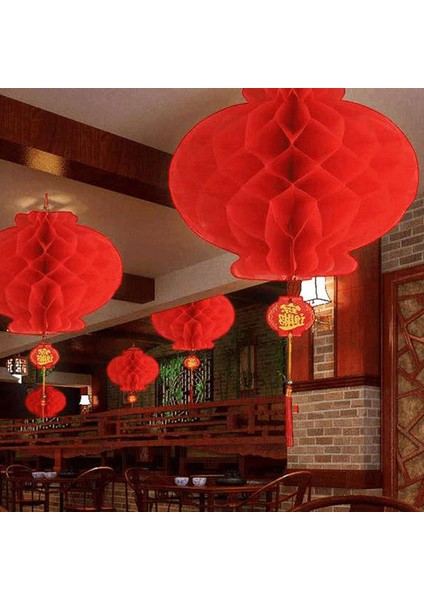 20 Adet Çin Fener Dekorasyon Katlanabilir Su Geçirmez Iyi Şanslar Çin Yeni Yılı, Bahar Şenliği Malzemeleri Veya Dekorasyon (Yurt Dışından) fırsatları