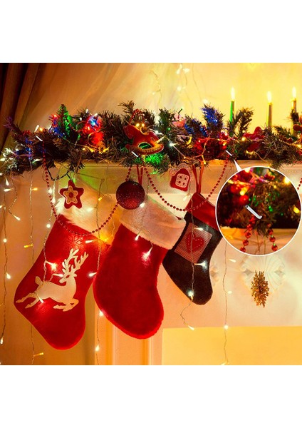 Noel Işık Klipleri Kanca Oluk Klipleri Izgara Kanca Işık Süs Asılı Açık Dize Işıklar Süslemeleri (Yurt Dışından) modelleri