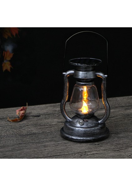 2x Retro Güneş Asılı Mum Işığı LED Gaz Lambası Titreşen Alevsiz Güneş Fener Açık Bahçe Yard Aydınlatma-Altın (Yurt Dışından)