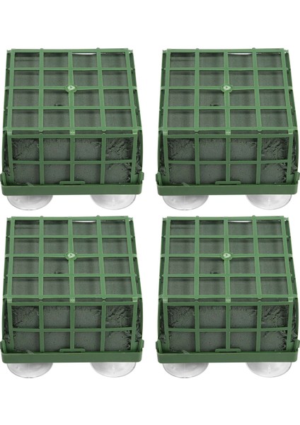 Düğün Masa Centerpiece Çiçek Aranjmanı Için Çiçek Köpük ve Vantuz ile 4 Adet Çiçek Köpük Kafes Çiçek Tutucu (Yurt Dışından)