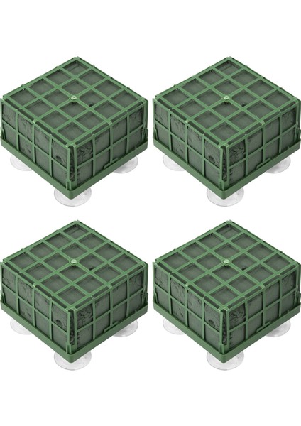 Düğün Masa Centerpiece Çiçek Aranjmanı Için Çiçek Köpük ve Vantuz ile 4 Adet Çiçek Köpük Kafes Çiçek Tutucu (Yurt Dışından)