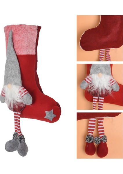 Adet Noel Çorap, Noel Çorap Süslemeleri, Noel Tatil Partisi Ev Dekorasyon Için Noel Baba Hediye Şeker Çanta (Yurt Dışından) indirimleri