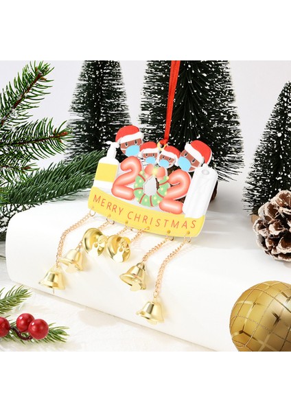 4pcs Kişiselleştirilmiş Dıy Noel Süsleri Kolye Hayatta Kalan Aile Yüz Kapaklı Aile Için Özelleştirilmiş 4 Üye (Yurt Dışından) modelleri