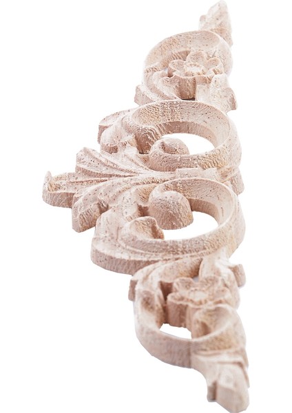 Yeni 1 Adet Ahşap Meşe Oyma Köşe Onlay Aplike Mobilya Ev Dekor (20*5 Cm) (Yurt Dışından) fırsatları