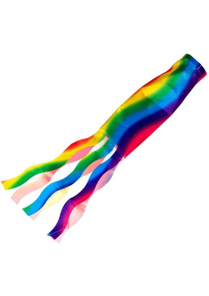 Gökkuşağı Windsock Rüzgar Çıtası Bayrağı Bahçe Kamp Dekorasyon Bayrağı 70 cm (Yurt Dışından) indirimleri
