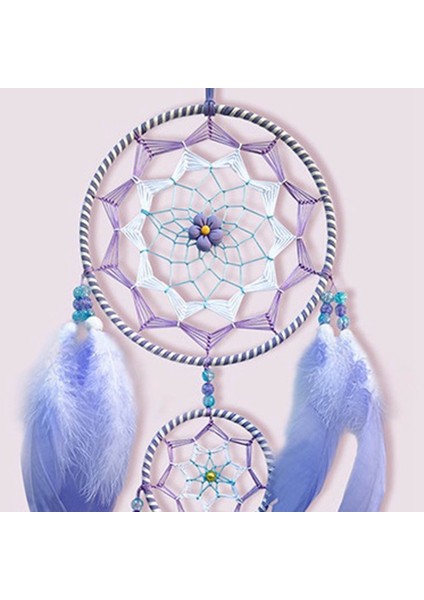 Mor Dream Catcher Tüy Dream Catchers Yatak Odası Için Dream Catcher Duvar Asılı Dekorlar Sanat Süsleme Zanaat Hediyeler (Yurt Dışından) modelleri