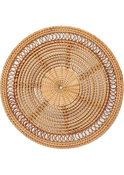 Ev Dokuma Duvar Sepeti Doğal Boho Ev Dekor Dekoratif Rattan Dekor Dokuma Duvar Dekor Dokuma Duvar Asılı (Yurt Dışından)