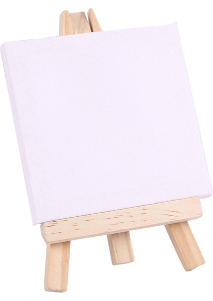 48 Takım Sanatçılar 5 Inç Mini Şövale + 3 Inç X3 Inç Mini Tuval Seti Boyama Zanaat Dıy Çizim Küçük Masa Şövale Hediye (Yurt Dışından) indirimleri