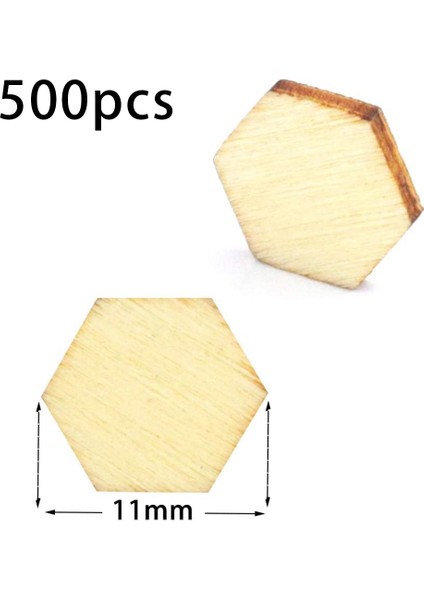 500 Adet Petek Ahşap Cips Bitmemiş Ahşap Kesme Doğal Petek Ahşap Altıgen Kesme Şekilleri Bitmemiş Ahşap (Yurt Dışından) fiyatları