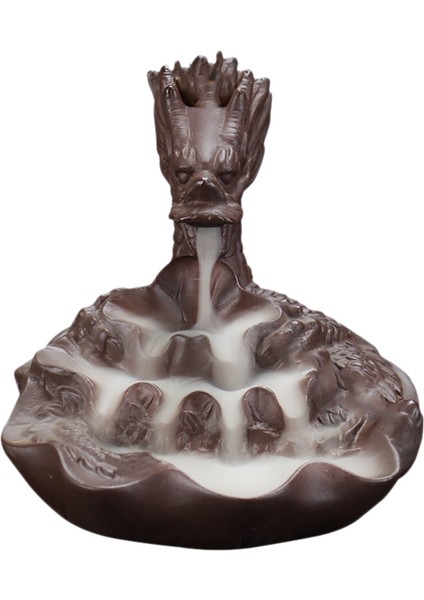 Mor Kum Geri Akış Tütsü Brülör Aroma Difüzör Xianglong Shengshi Sandal Ağacı Tütsü Brülör (A) (Yurt Dışından)