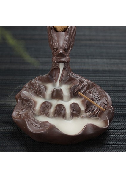 Mor Kum Geri Akış Tütsü Brülör Aroma Difüzör Xianglong Shengshi Sandal Ağacı Tütsü Brülör (A) (Yurt Dışından) modelleri