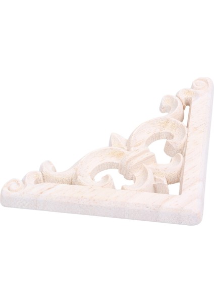 8 Adet 8x8 cm Ahşap Oyma Köşe Onlay Aplike Dekor Mobilya Zanaat Boyasız (Yurt Dışından) fırsatları
