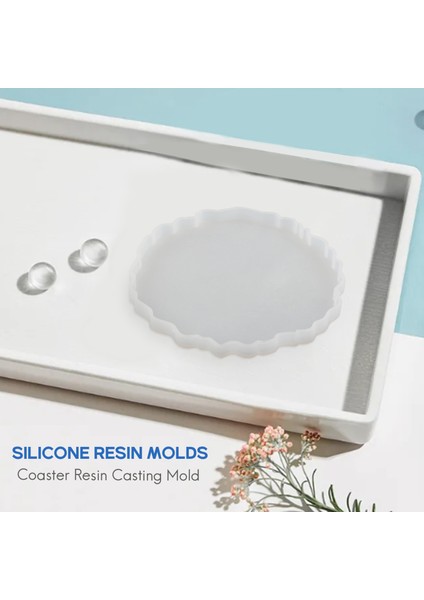 Adet Silikon Akik Coaster Reçine Döküm Kalıp Yapımı, Coaster Epoksi Kalıpları Zanaat Dıy, Ev Dekorasyon (Yurt Dışından)