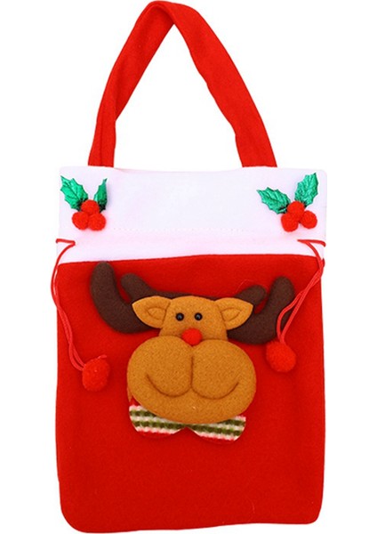 Şeker Noel Çantaları Anaokulu Çantası Çocuk Hediyesi Noel Alışveriş Merkezi Dekorasyonu ve Asılı Noel Ağacı Süslemesi (Yurt Dışından)