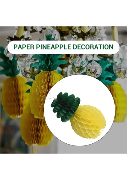 12 Paket Petek Centerpieces Kağıt Mendil 8 Inç Parti Malzemeleri Masa Asılı Dekorasyon Hawaiian Luau Parti Doğum Günü Düğün Ev Favor (Yurt Dışından)