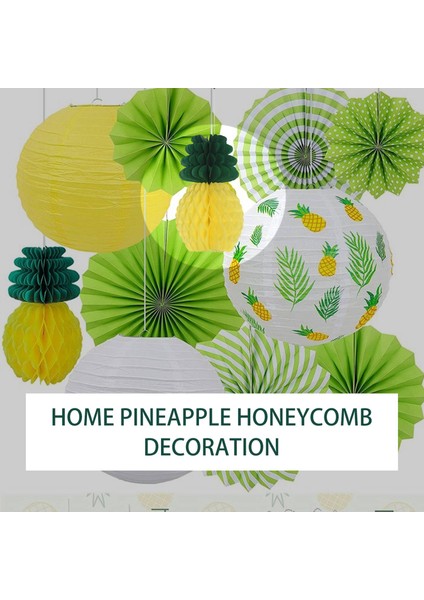12 Paket Petek Centerpieces Kağıt Mendil 8 Inç Parti Malzemeleri Masa Asılı Dekorasyon Hawaiian Luau Parti Doğum Günü Düğün Ev Favor (Yurt Dışından)