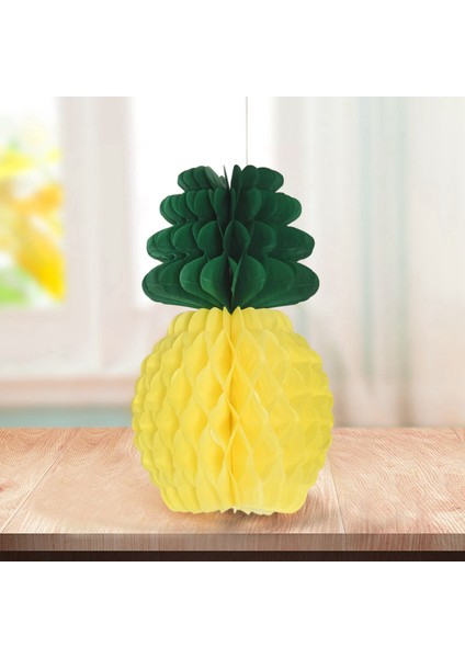 12 Paket Petek Centerpieces Kağıt Mendil 8 Inç Parti Malzemeleri Masa Asılı Dekorasyon Hawaiian Luau Parti Doğum Günü Düğün Ev Favor (Yurt Dışından)