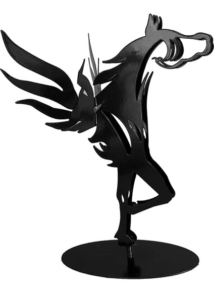 At Heykeli Dekoratif Modern Metal At Heykeli Hayvan Heykeli Süslemeleri Sanat Heykeli Oturma Odası Dekorasyon Hediye C (Yurt Dışından)